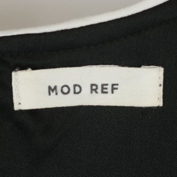 Mod Ref Clara Women's Small Black White Window Pane Plaid Peter Pan Collar Dress - Picture 6 of 8